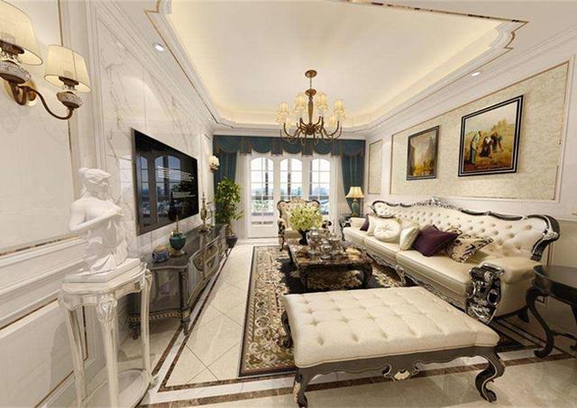 師傅在吊頂上加一圈線條,效果居然這么美